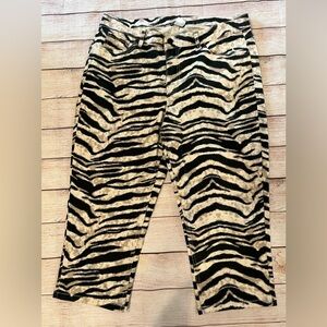 Venus Women's Capri Jeans Black Multi Size 14